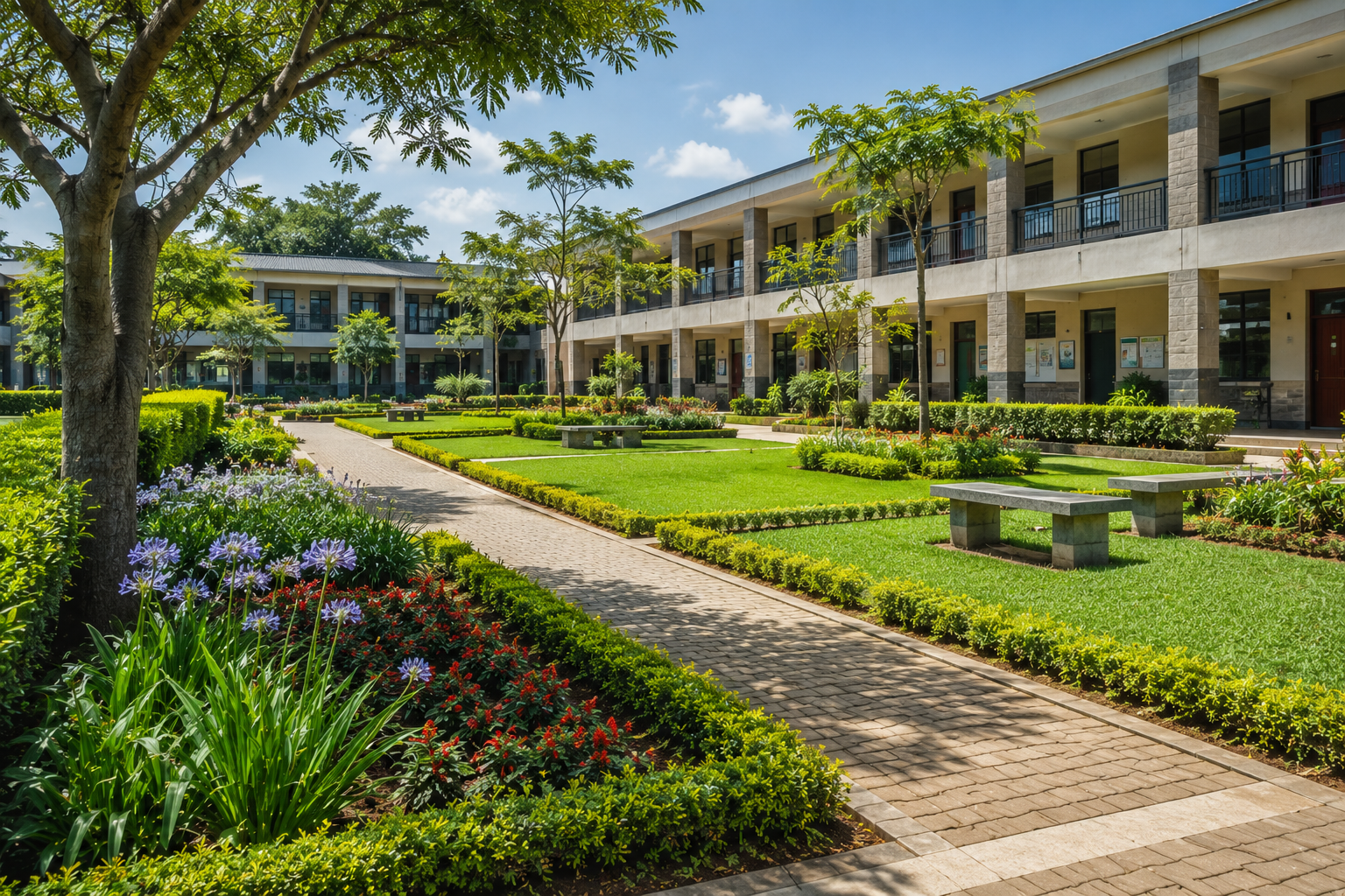School Grounds, Nakuru